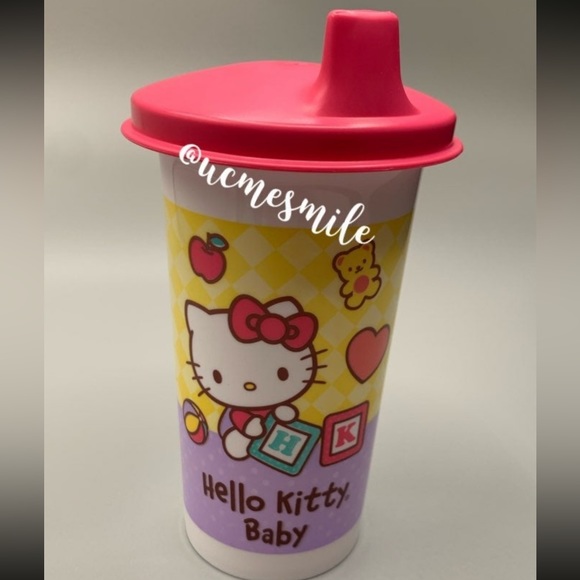 Tupperware Sanrio Baby Hello Kitty Sippy Cup/ Plate Set - Picture 2 of 7